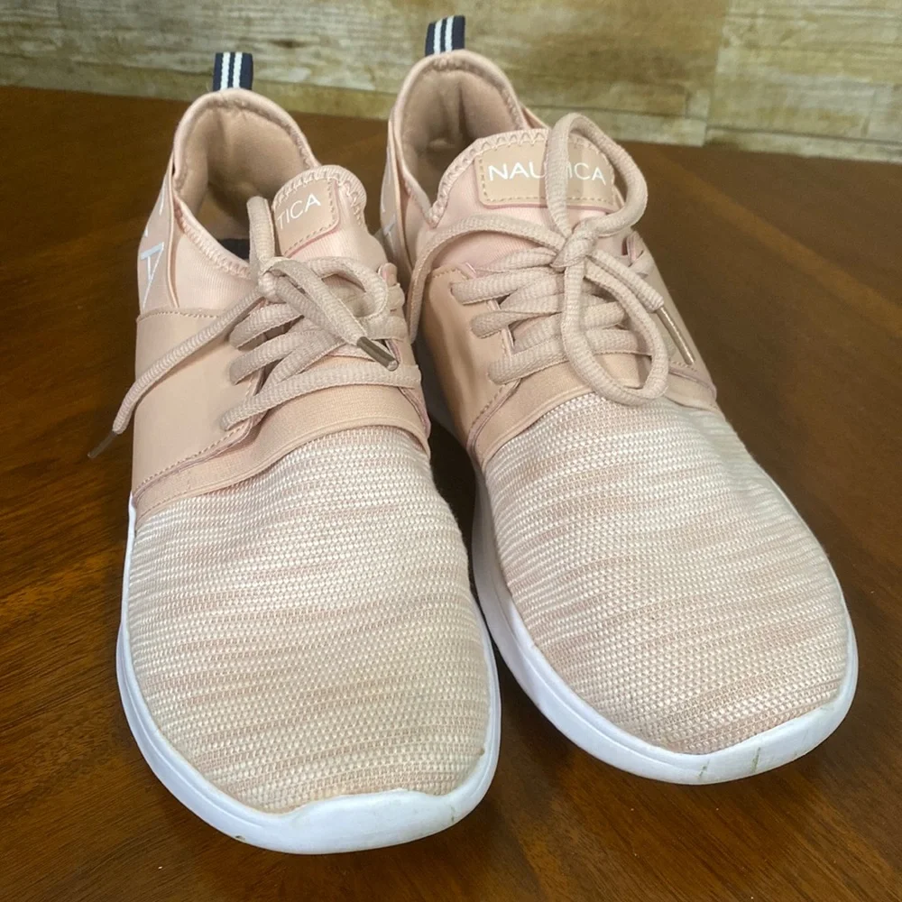 Nautica brand blush pink sneakers size 7.5 - Picture 1 of 8